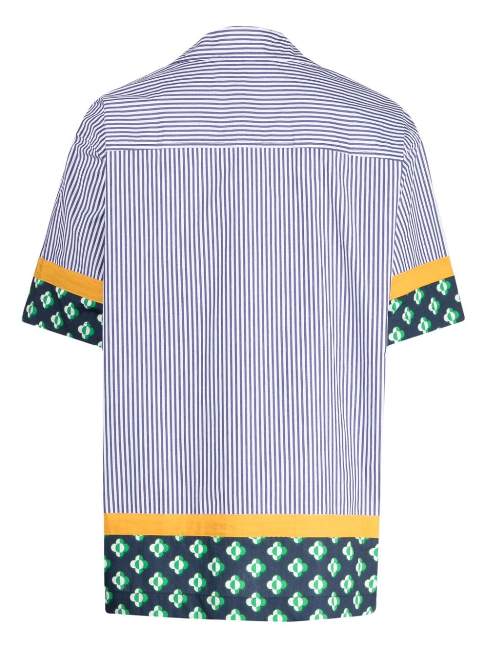 Biyan floral-print cotton shirt - Blauw