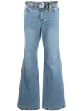 Michael Michael Kors belted bootcut jeans - Blue