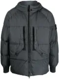 Stone Island Compass-patch puffer jacket - Grey