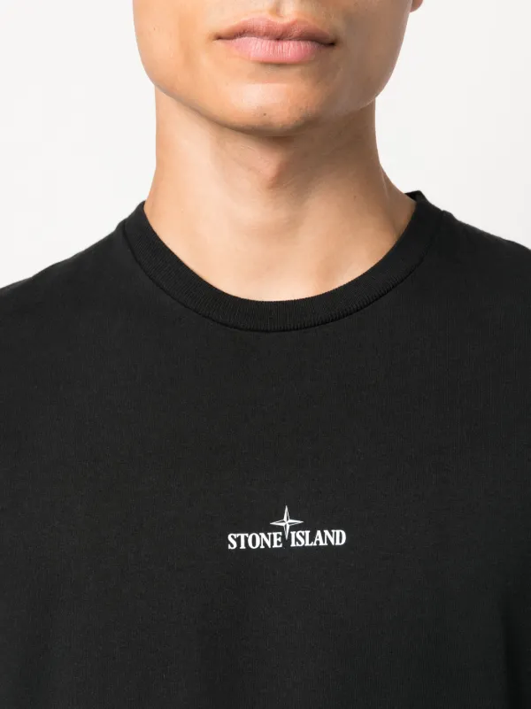 Stone island compass store back print tee