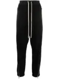 Rick Owens Tecuatl stretch-cotton track pants - Black