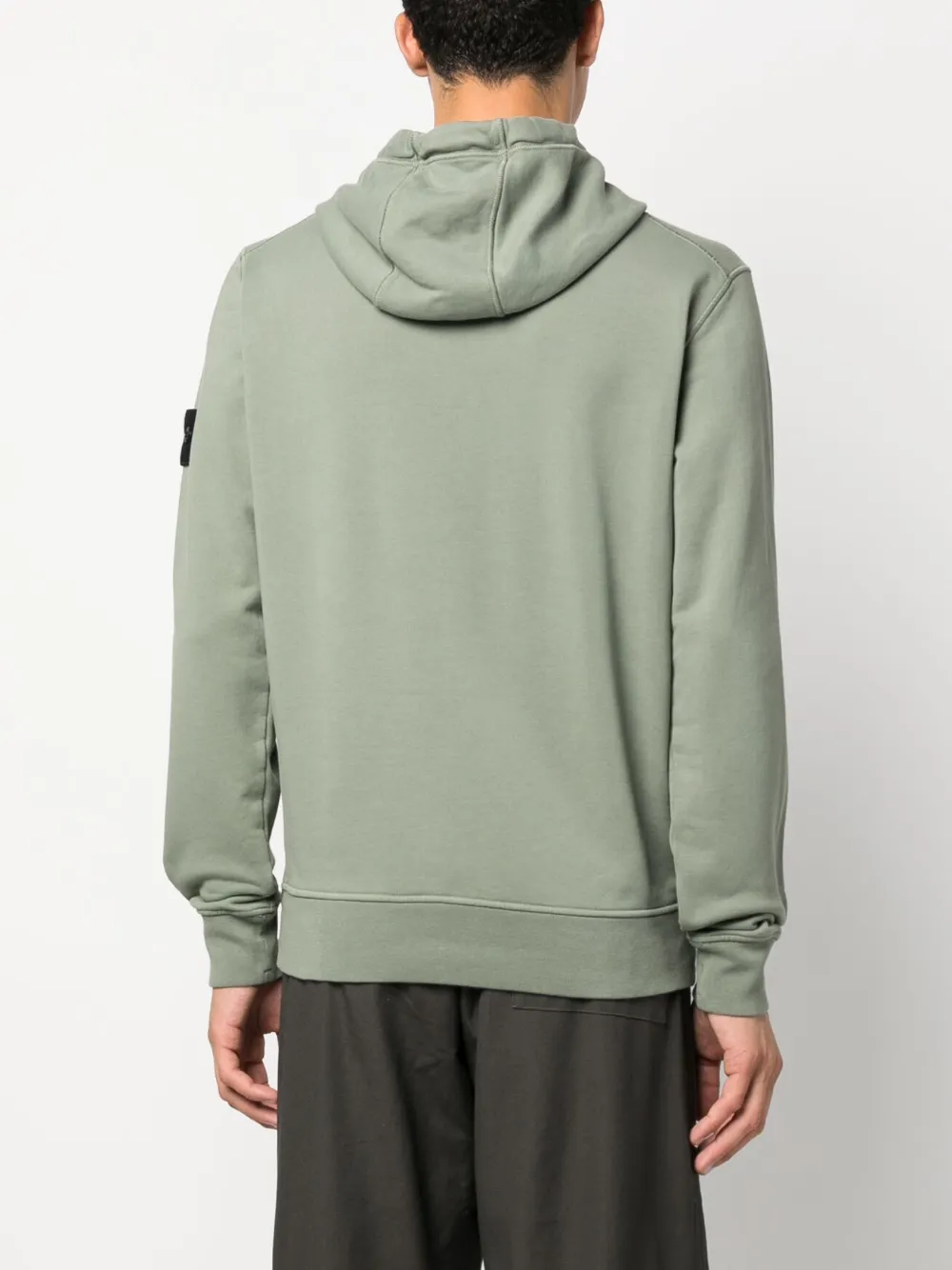 Stone Island コンパスモチーフ パーカー | グリーン | FARFETCH JP