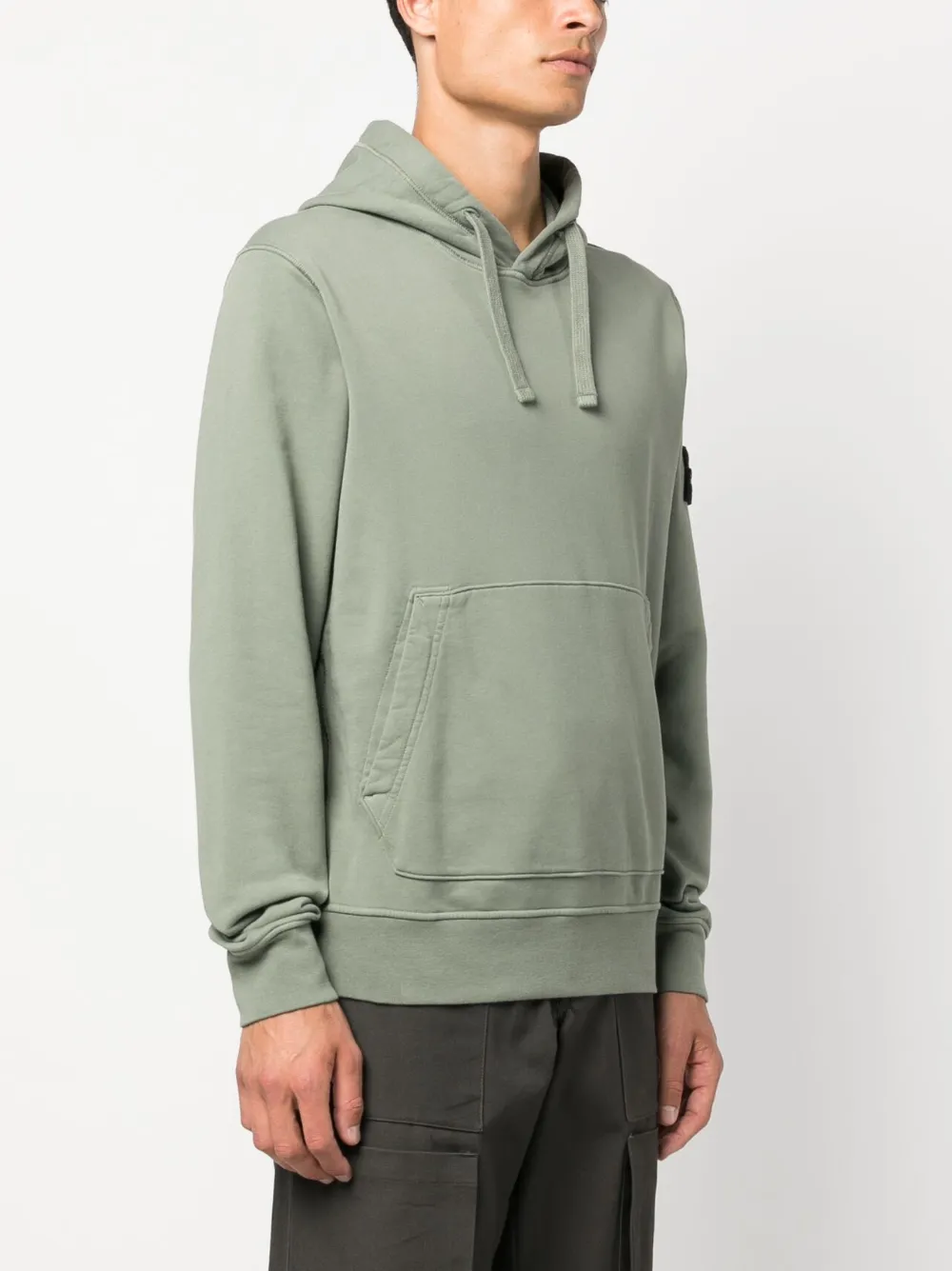 【セール価格！】STONE  コンパス パッチ パーカー Stone Island コンパスバッジ パーカー | ブルー | FARFETCH JP