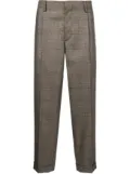 Kolor plaid tailored trousers - Brown