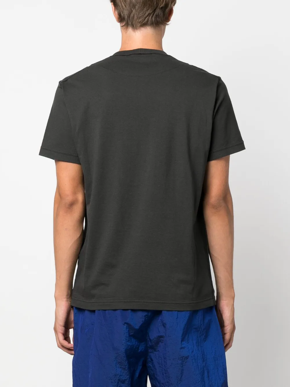 Stone Island T-shirt met Compass-logopatch Grijs