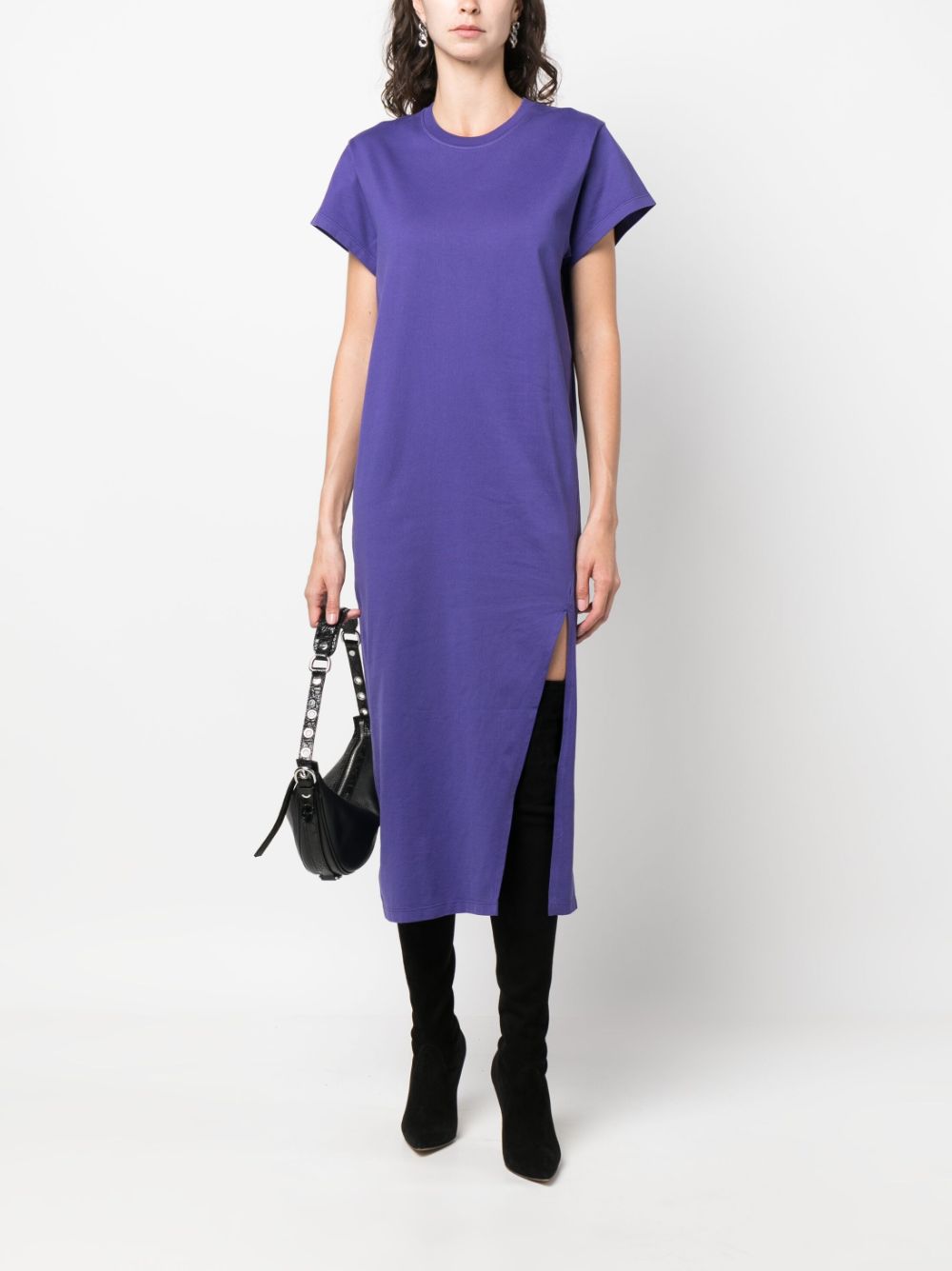 Shop Iro Short-sleeve T-shirt Dress In Purple
