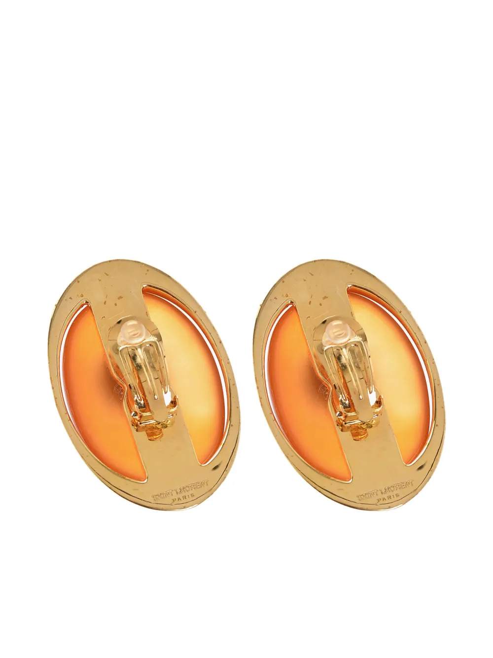 Saint Laurent aretes con diseño ovalado | Image 2