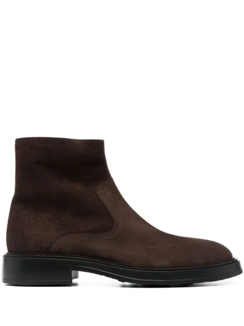 Tod's almond-toe suede ankle boots