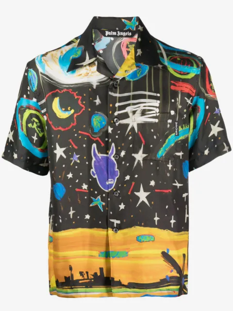 Palm Angels Starry Night Bowlinghemd