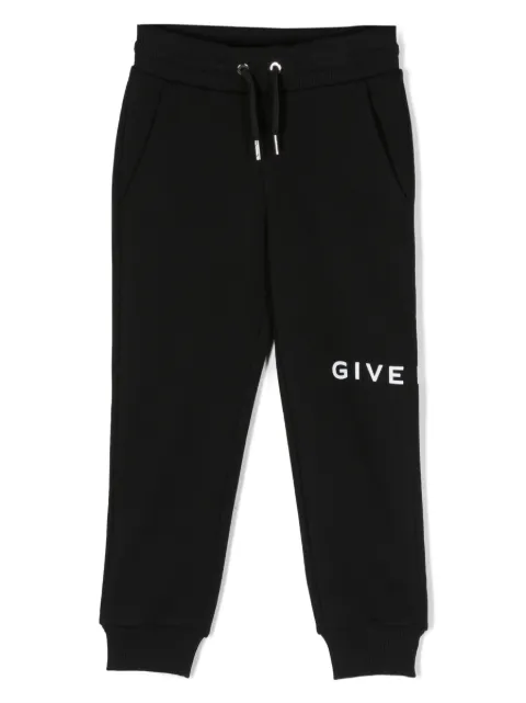 Givenchy Kids pantalon de jogging en coton à logo imprimé