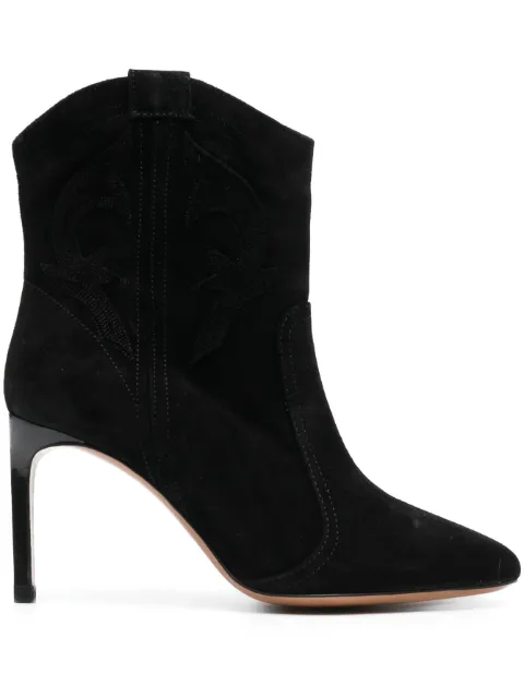 Ba&Sh 80mm suede ankle boots 