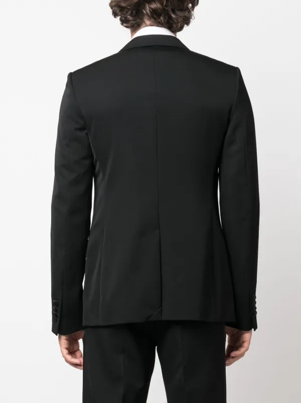 Lanvin single-breasted Wool Tuxedo Jacket | Black | FARFETCH