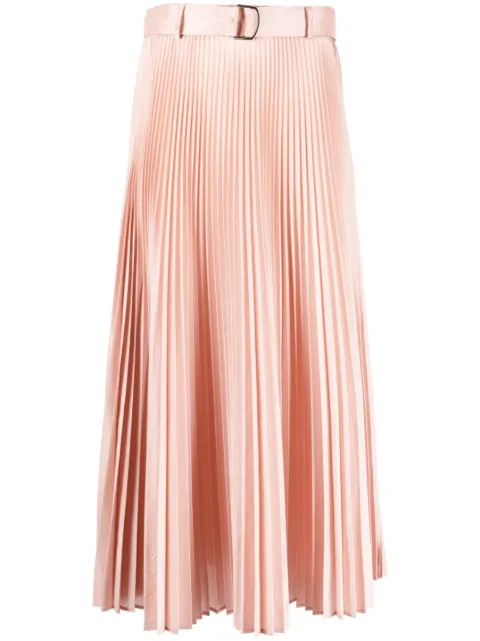 Max Mara A-line pleated midi skirt