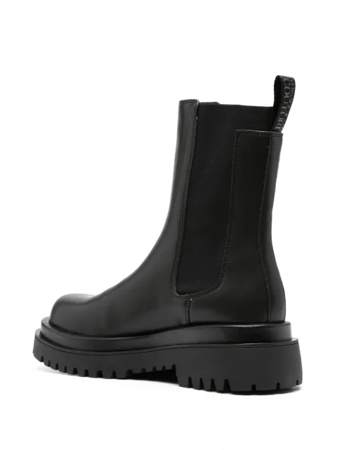 Versace Jeans Couture Drew logo-print pull-on boots 75VA3S60ZS868 - 2