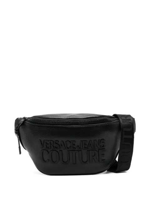 Versace Jeans Couture شنطة وسط محببة بحروف شعار الماركة