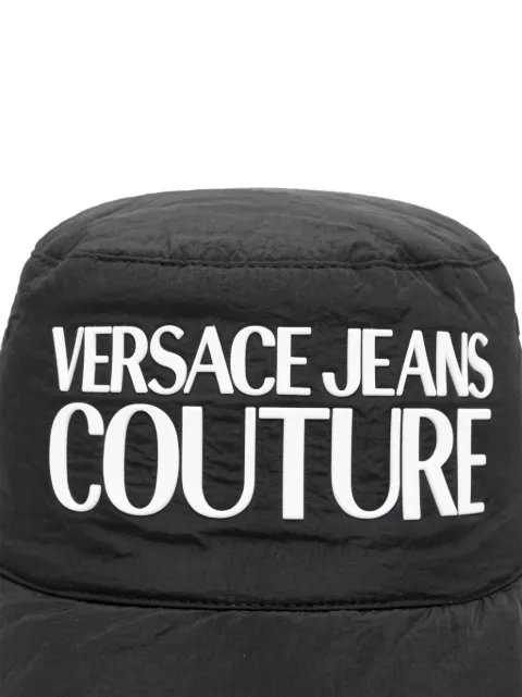 Versace Jeans Couture padded logo-print bucket hat 75YAZK04ZS797 - 1