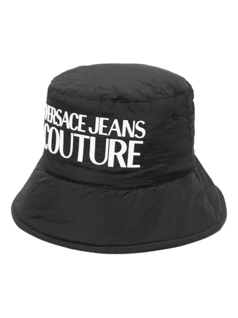 Versace Jeans Couture padded logo-print bucket hat 75YAZK04ZS797 - 0