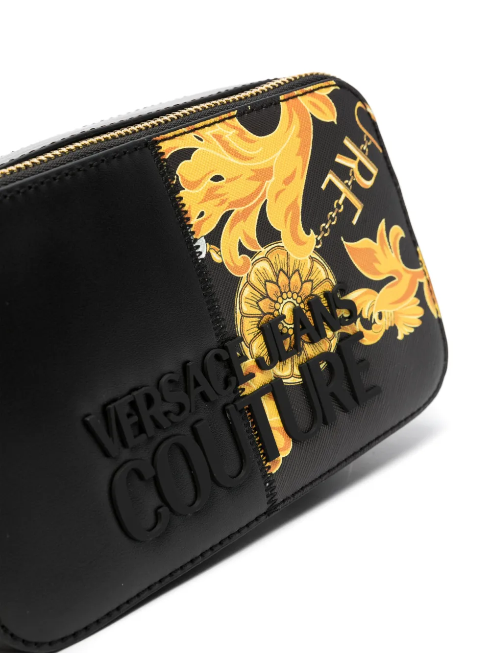 Affordable Versace Jeans Couture logo-lettering Barocco-print crossbody bag Women
