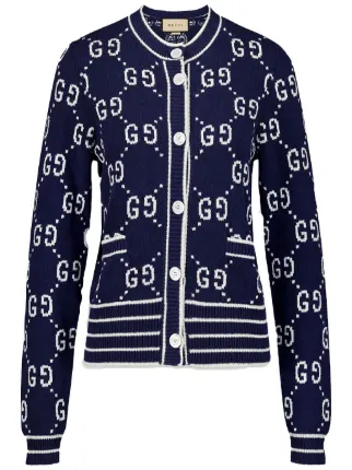 Gucci ダブルG ジャカード カーディガン - Farfetch 