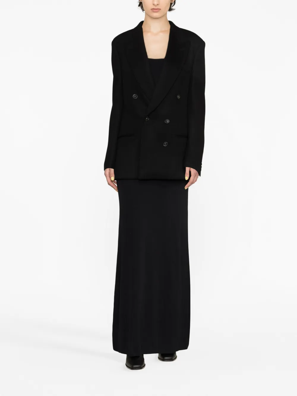 Stella McCartney Jack met dubbele rij knopen - Zwart