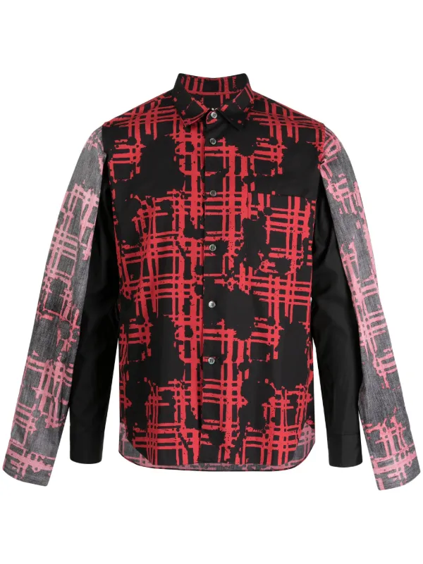美品BLACK COMME des GARÇONS チェックシャツ 黒赤XL 20742699_51286384_600.jpg