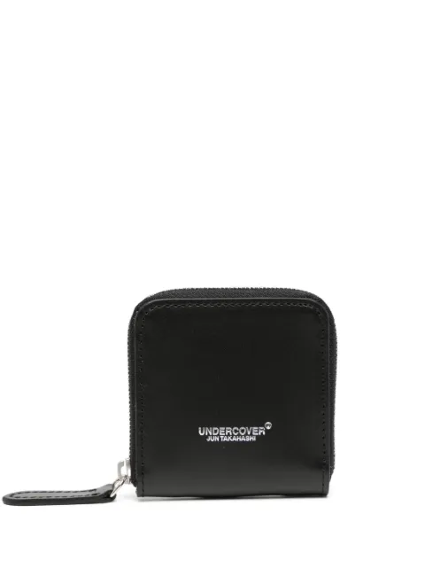 Undercover logo-print zip-up wallet