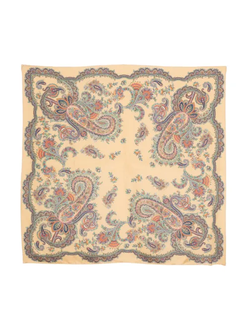 Foulard en soie à motif cachemire - ETRO - Modalova