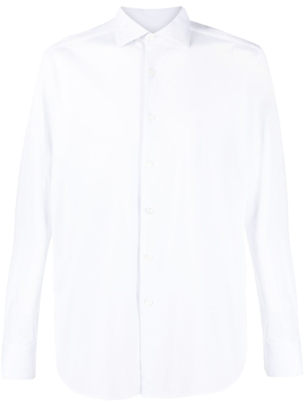 Zegna long-sleeve cotton shirt - White