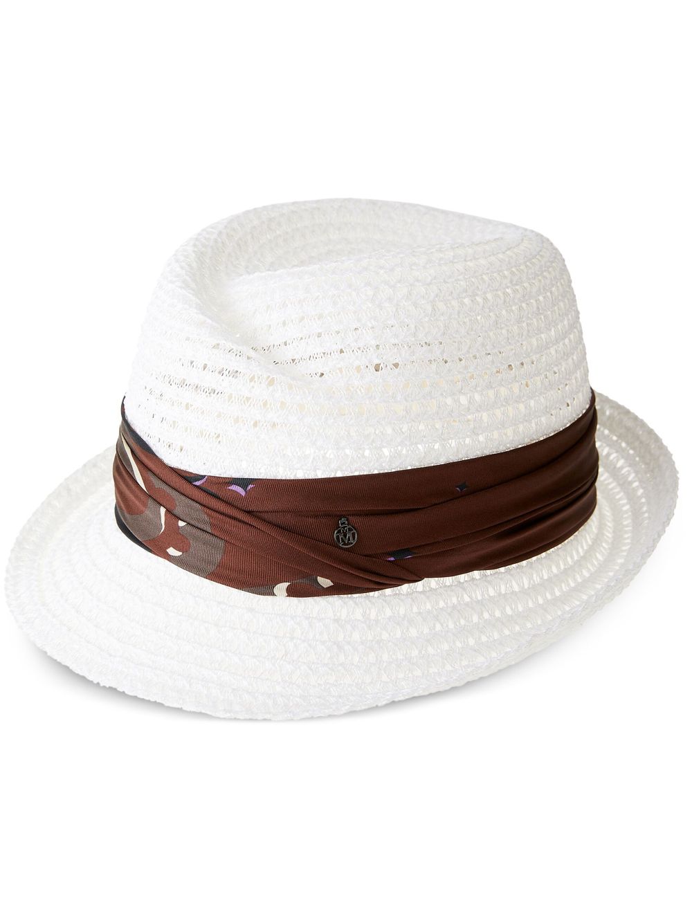 Maison Michel Virginie Up Trilby hat - White