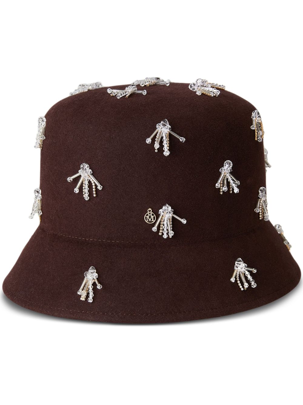 Maison Michel Mini New Kendall Bucket Hat In 褐色