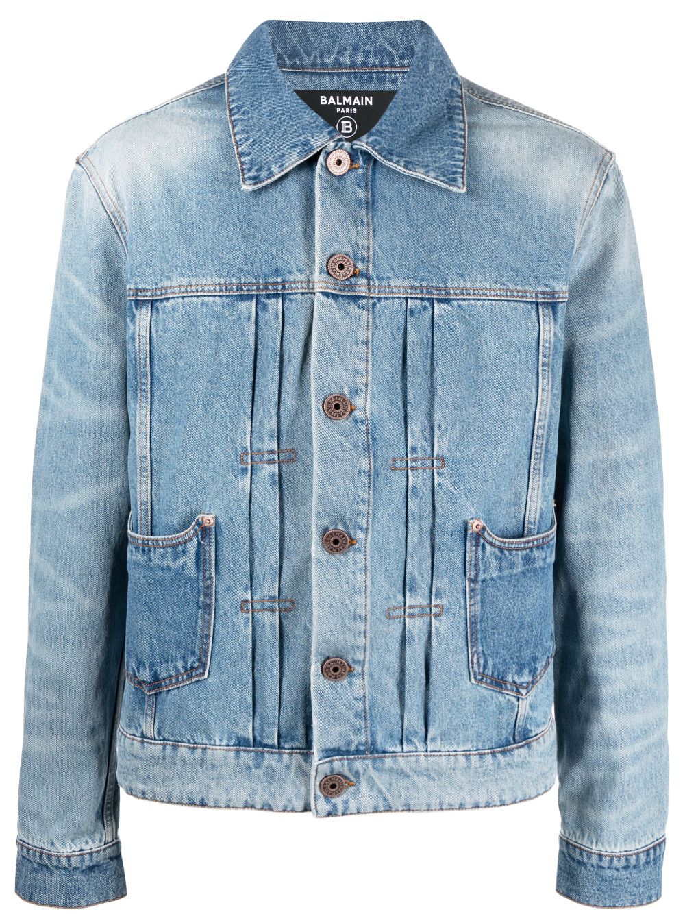 Levi's: Made & Crafted Buttoned Denim Jacket - Farfetch