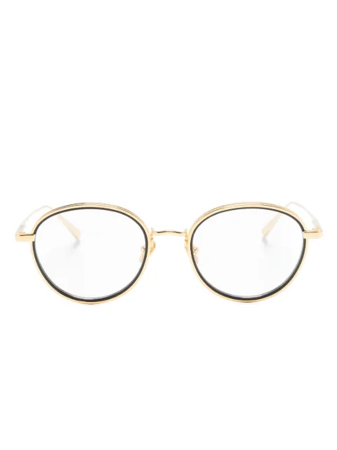 Linda Farrow Moss round-frame glasses