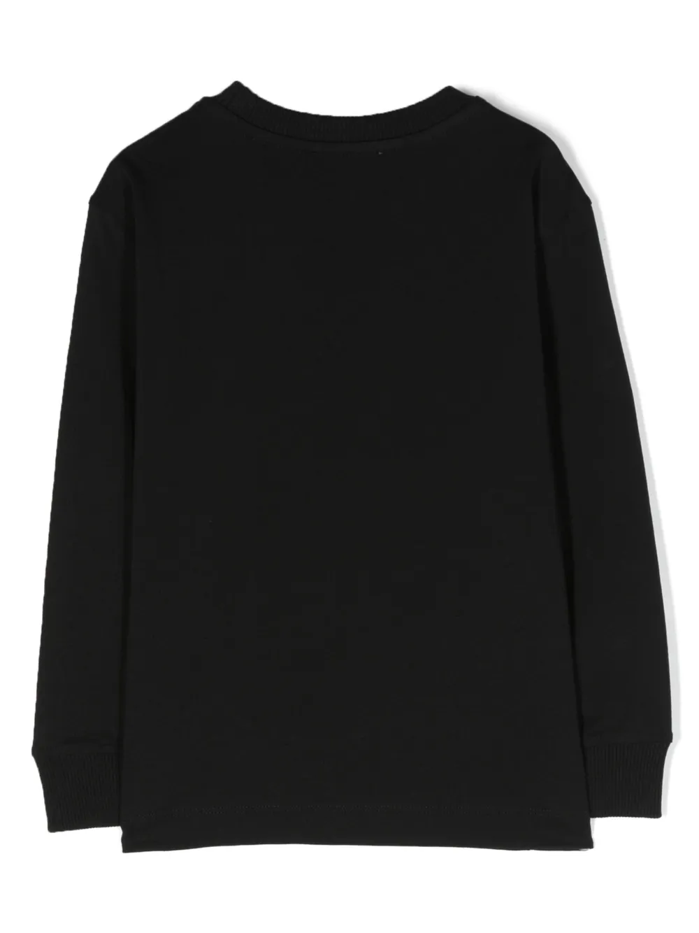 Moschino Kids T-shirt met logoprint - Zwart