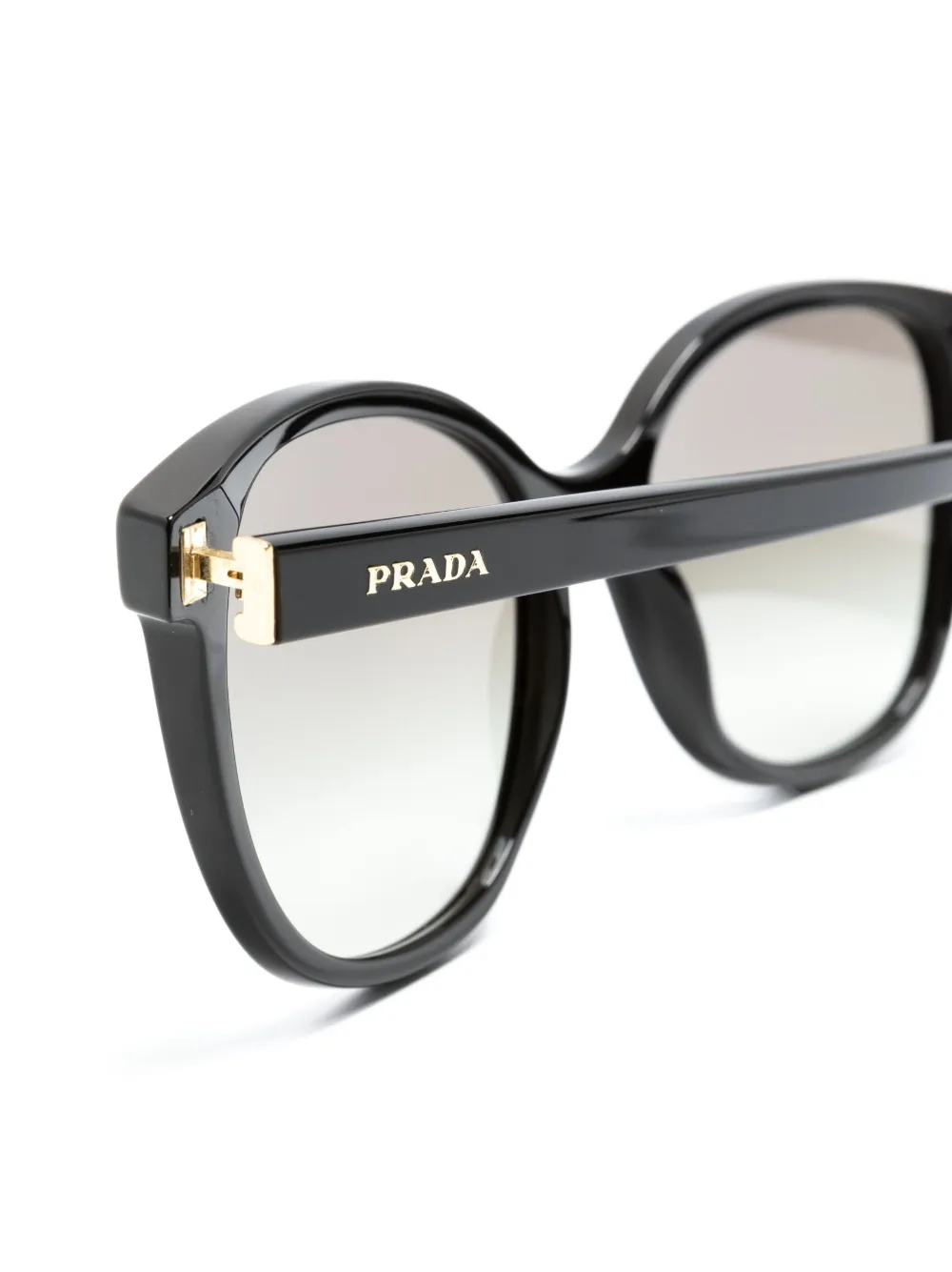 Prada Eyewear Zonnebril met vierkant montuur Zwart