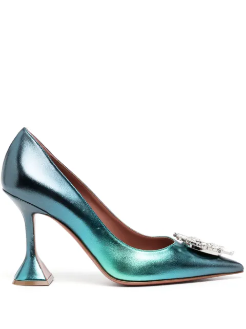 Amina Muaddi Begum crystal-embellished 105mm pumps