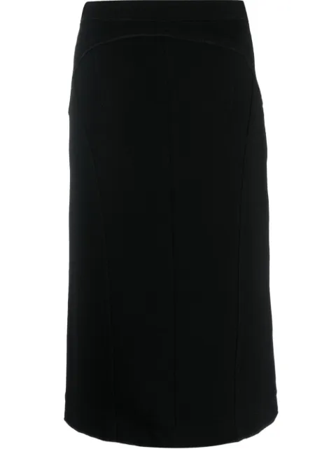 Nº21 high-waist wool-blend pencil skirt 