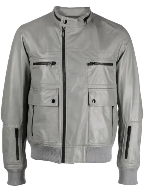 Undercover zip-up biker jacket
