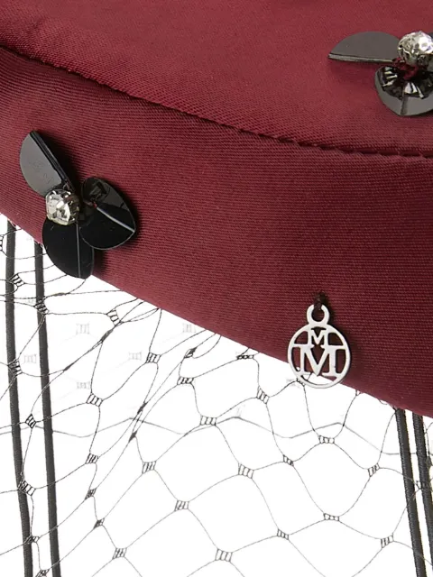 Maison Michel Tess crystal-embellished beret 2388005001 - 1