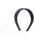 Maison Michel Miwa veil-detail headband - Blue