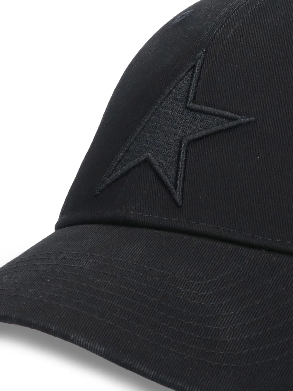 Golden Goose Honkbalpet met ster-patch Zwart