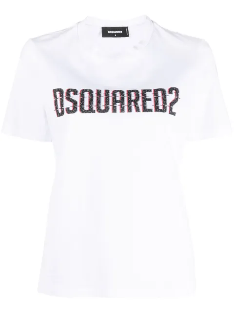 DSQUARED2 logo-print cotton T-shirt Women