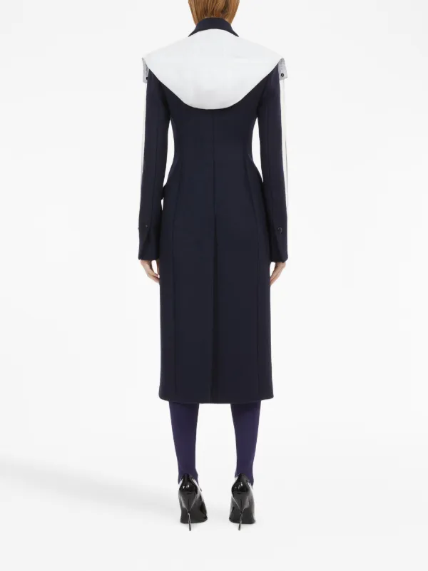 Ferragamo ウール ダブルコート | ブルー | FARFETCH JP