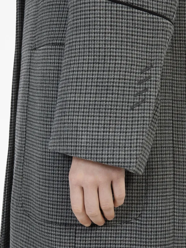 コート Ferragamo Coats Grey Ferragamo single-breasted check-pattern Coat | Grey | FARFETCH