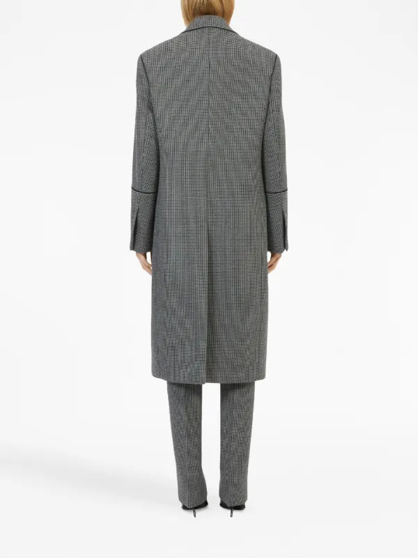 コート Ferragamo Coats Grey Ferragamo single-breasted check-pattern Coat | Grey | FARFETCH