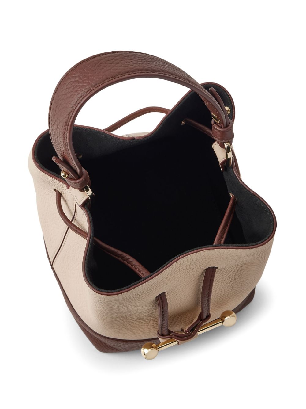 Strathberry Leather Bucket Bag - Brown Bucket Bags, Handbags - STRAT21289