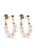 Hzmer Jewelry drop pearl earrings - Gold