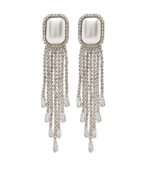 HZMER JEWELLERY aretes en plata de ley con detalles de cristal