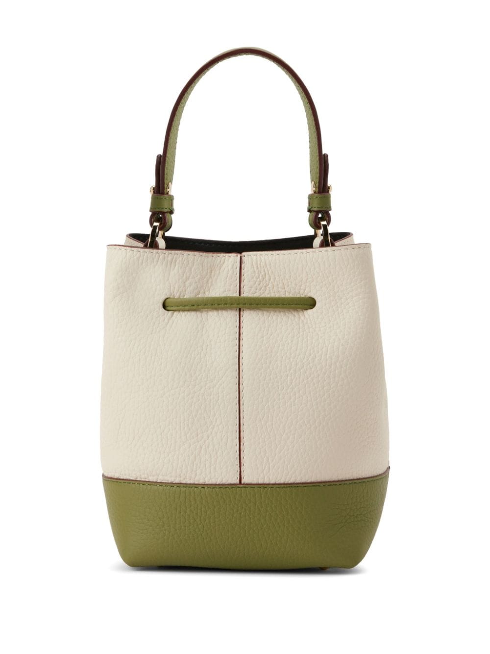 Strathberry Lana Osette leather shoulder bag - Beige