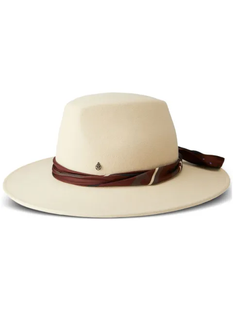 Maison Michel chapeau Kyra à détail de foulard