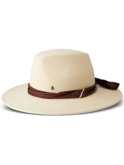 Chapeau Kyra à détail de foulard - Maison Michel - Modalova
